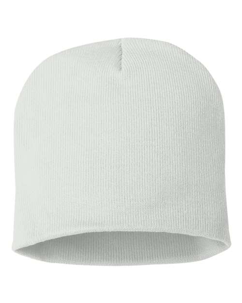 Sportsman SP08, 8" Beanie, White