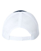Valucap VC400, Mesh-back Twill Trucker Cap, Navy/ White