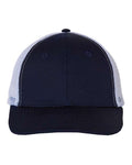 Valucap VC400, Mesh-back Twill Trucker Cap, Navy/ White