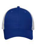 Valucap VC400, Mesh-back Twill Trucker Cap, Royal/ White