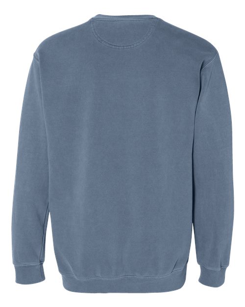 Comfort Colors 1566, Unisex Garment-dyed Crewneck Sweatshirt, Blue Jean