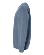 Comfort Colors 1566, Unisex Garment-dyed Crewneck Sweatshirt, Blue Jean