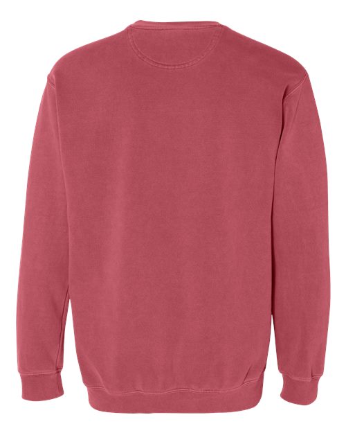 Comfort Colors 1566, Unisex Garment-dyed Crewneck Sweatshirt, Crimson