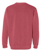 Comfort Colors 1566, Unisex Garment-dyed Crewneck Sweatshirt, Crimson