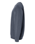 Comfort Colors 1566, Unisex Garment-dyed Crewneck Sweatshirt, Denim