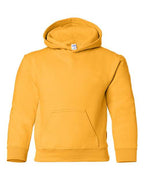 Gildan 557, 18500b Youth Heavy Blend Hooded Sweatshirt, Gold
