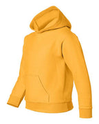 Gildan 557, 18500b Youth Heavy Blend Hooded Sweatshirt, Gold