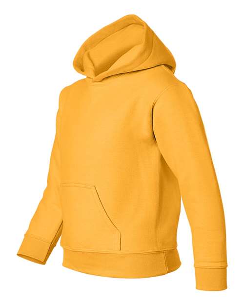 Gildan 557, 18500b Youth Heavy Blend Hooded Sweatshirt, Gold