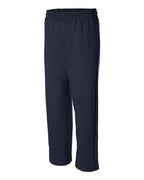 Gildan 1697, 18400 Unisex Heavy Blend Open-bottom Sweatpants, Navy