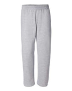 Gildan 1697, 18400 Unisex Heavy Blend Open-bottom Sweatpants, Sport Grey