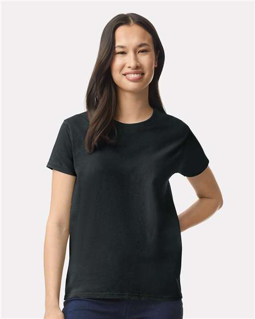 Gildan 817, 2000l Women's Ultra Cotton T-shirt, Black