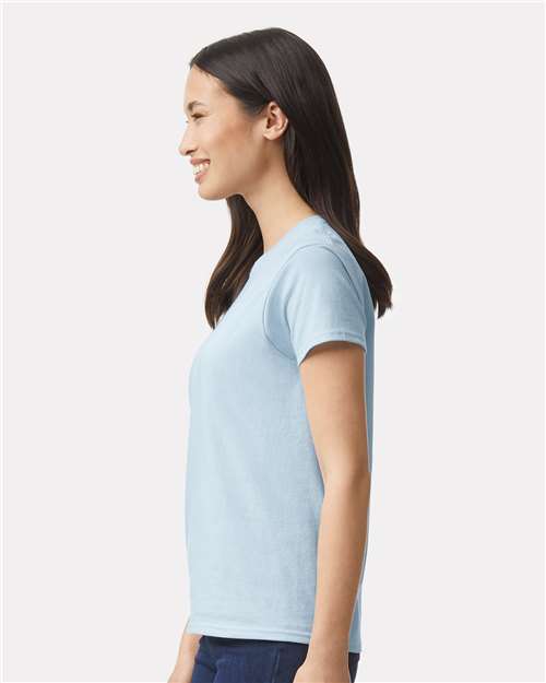 Gildan 817, 2000l Women's Ultra Cotton T-shirt, Light Blue
