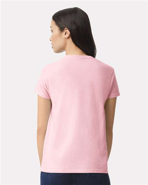 Gildan 2000L, Women's Ultra Cotton T-shirt, Light Pink