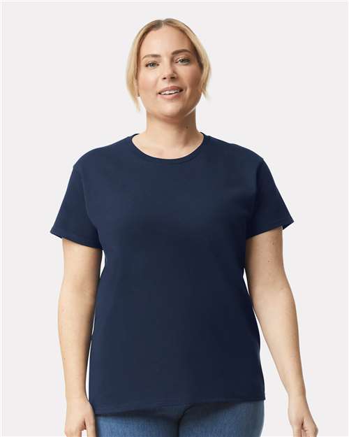 Gildan 2000L, Women's Ultra Cotton T-shirt, Navy
