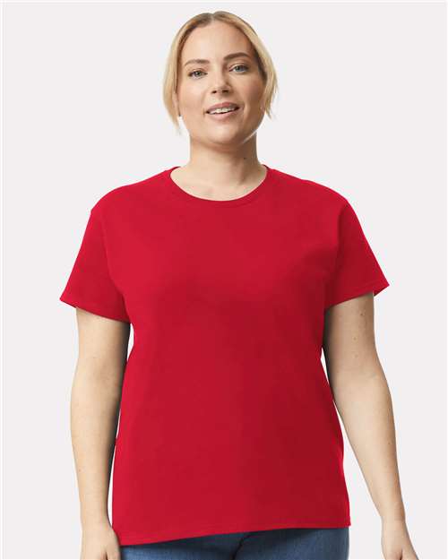 Gildan 817, 2000l Women's Ultra Cotton T-shirt, Red