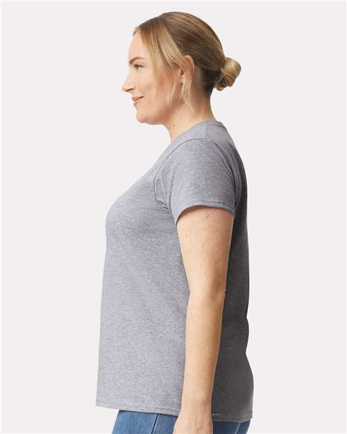 Gildan 2000L, Women's Ultra Cotton T-shirt, Sport Grey