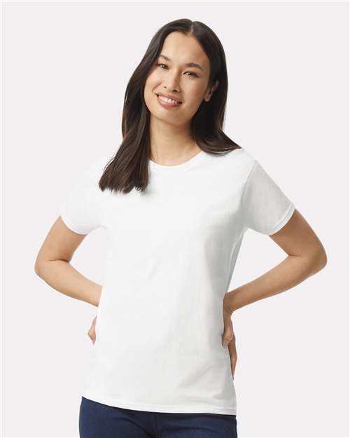 Gildan 817, 2000l Women's Ultra Cotton T-shirt, White