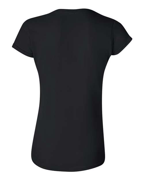 Gildan 809, 64000l Women's Softstyle T-shirt, Black