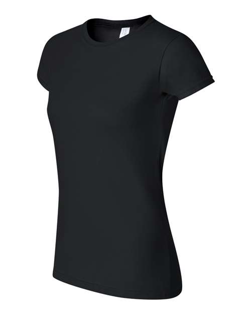 Gildan 64000L, Women's Softstyle T-shirt, Black