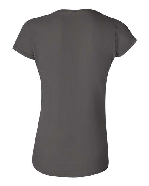 Gildan 64000L, Women's Softstyle T-shirt, Charcoal