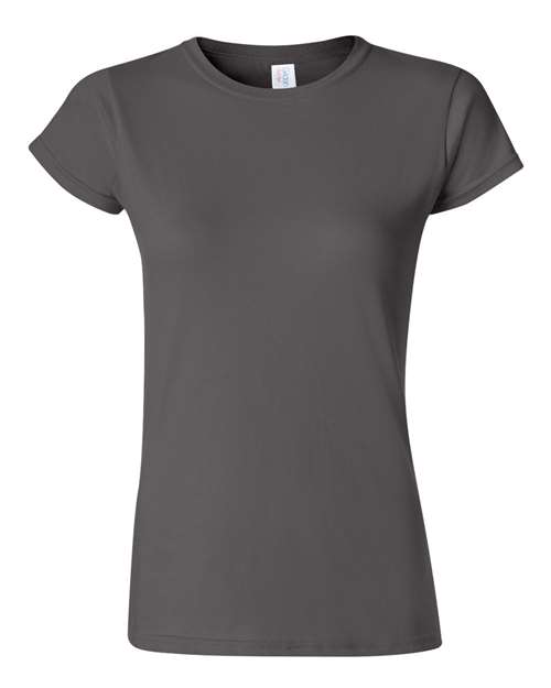 Gildan 64000L, Women's Softstyle T-shirt, Charcoal