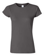 Gildan 64000L, Women's Softstyle T-shirt, Charcoal