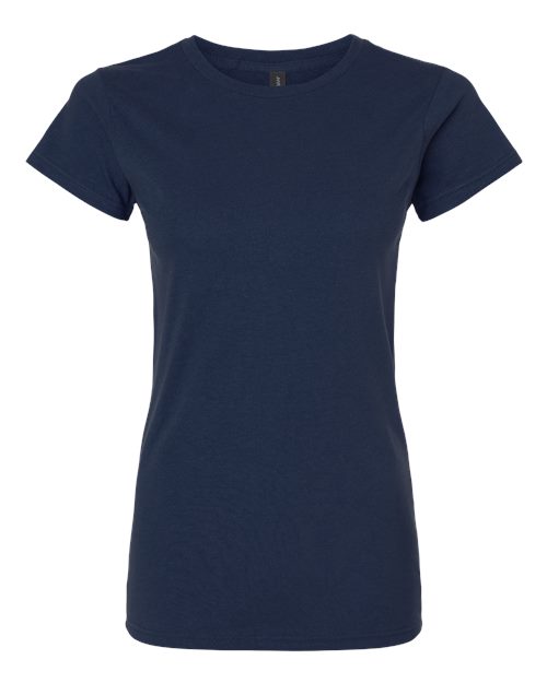Gildan 64000L, Women's Softstyle T-shirt, Navy