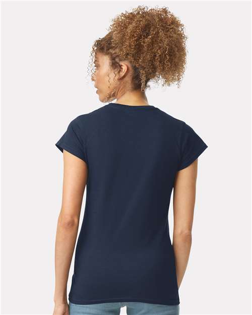 Gildan 809, 64000l Women's Softstyle T-shirt, Navy