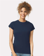 Gildan 809, 64000l Women's Softstyle T-shirt, Navy
