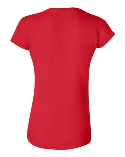 Gildan 809, 64000l Women's Softstyle T-shirt, Red