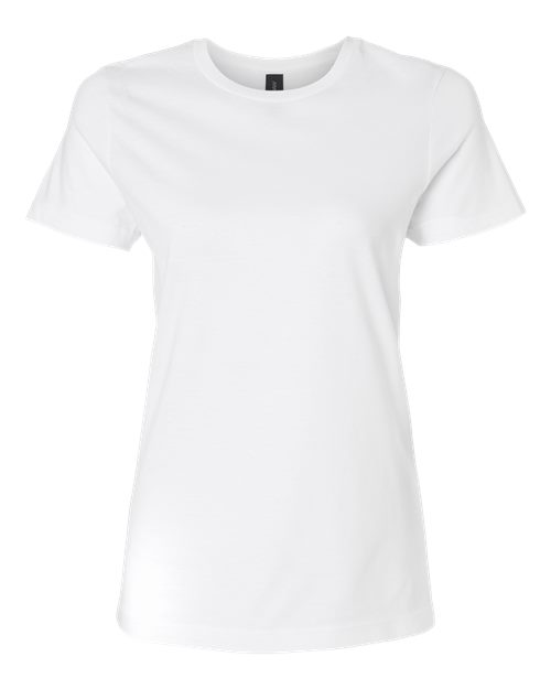 Gildan 64000L, Women's Softstyle T-shirt, White