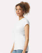 Gildan 809, 64000l Women's Softstyle T-shirt, White