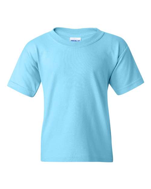 Gildan 543, 5000b Youth Heavy Cotton T-shirt, Sky