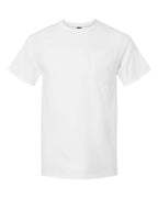 Gildan 2300, Unisex Ultra Cotton Pocket T-shirt, White