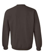 Gildan 18000, Unisex Heavy Blend Crewneck Sweatshirt, Dark Chocolate