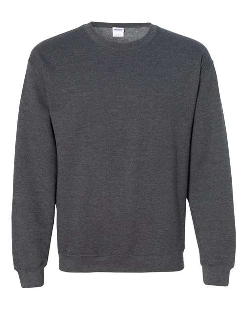 Gildan 18000, Unisex Heavy Blend Crewneck Sweatshirt, Dark Heather