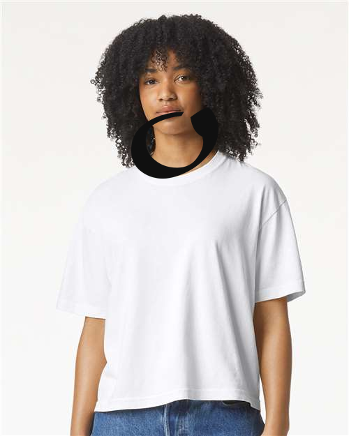 Alphabet O T-Shirt 9 inch calligraphy Black ink, White