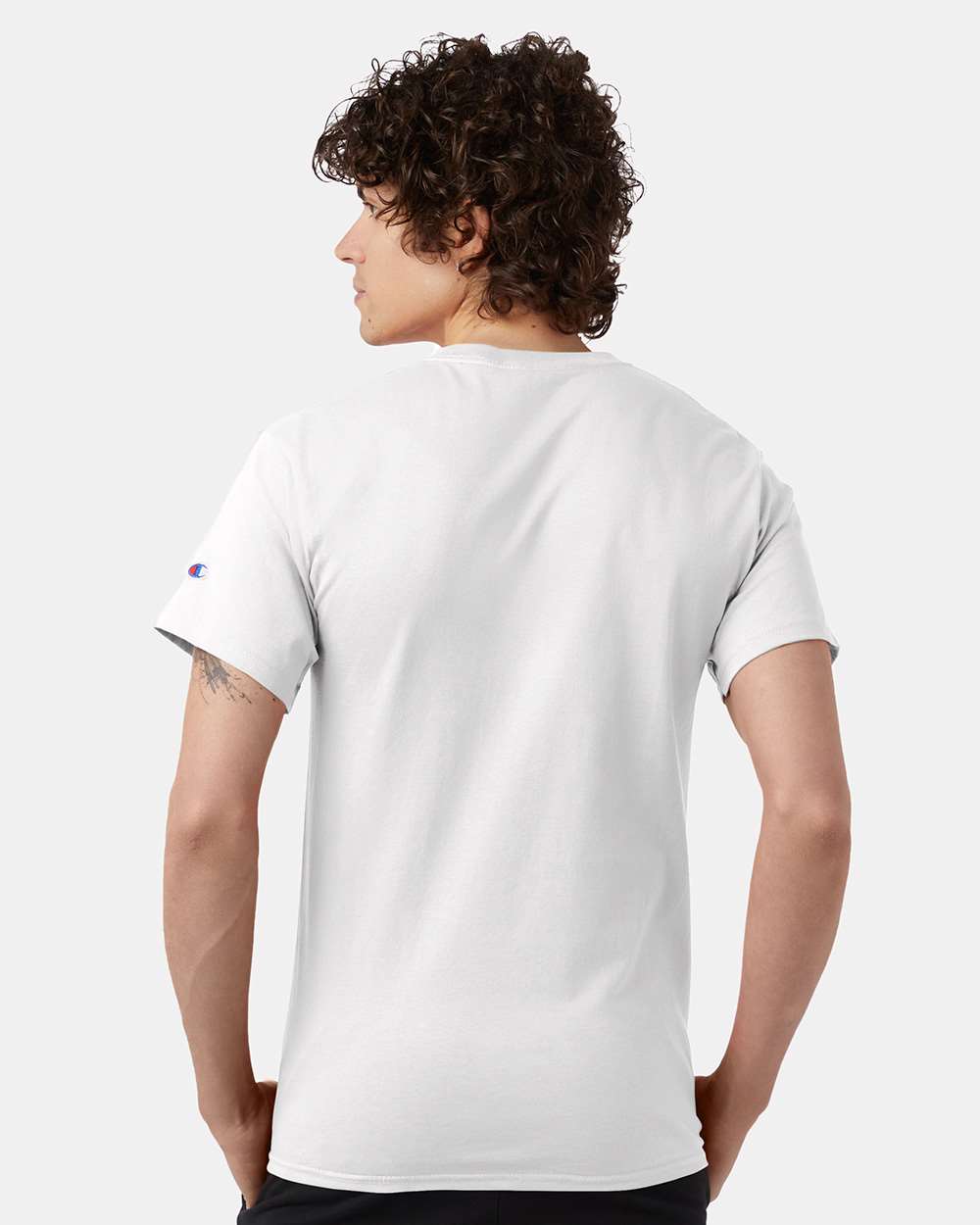 Champion T425, Unisex Classic T-shirt, White