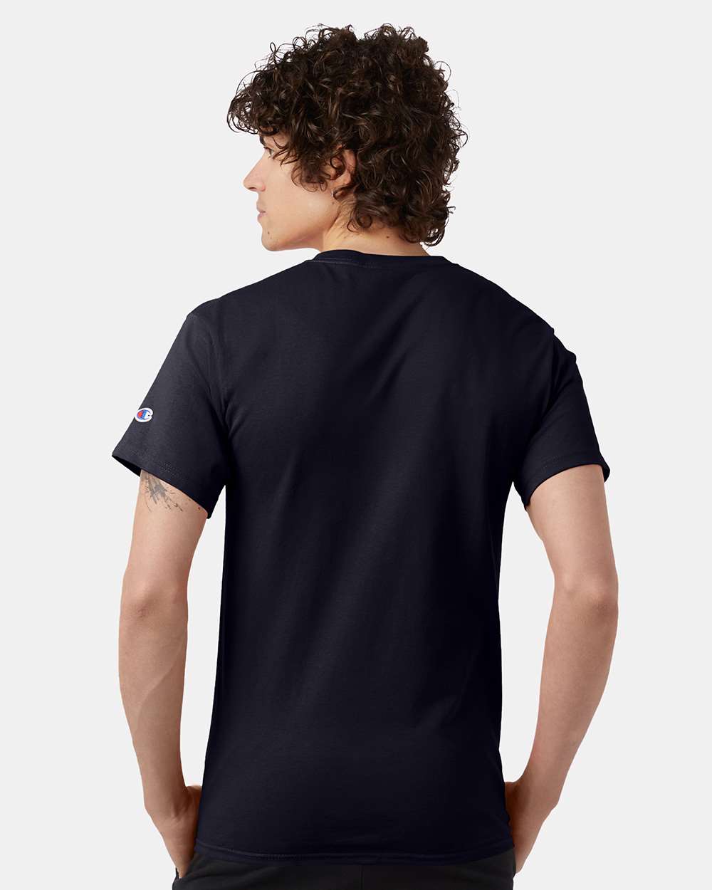 Champion T425, Unisex Classic T-shirt, Navy