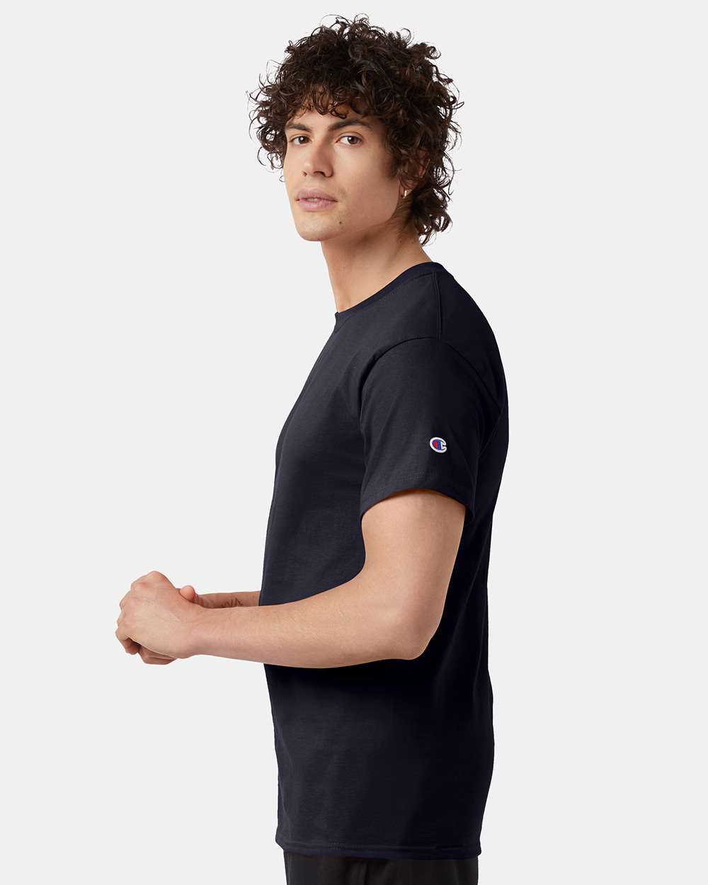 Champion T425, Unisex Classic T-shirt, Navy