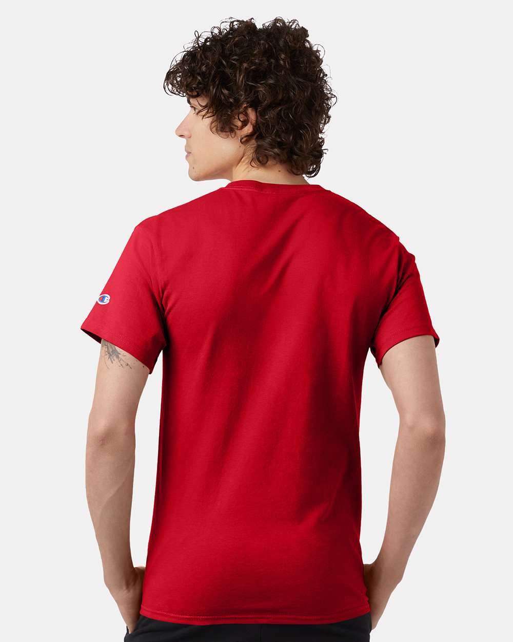 Champion T425, Unisex Classic T-shirt, Red
