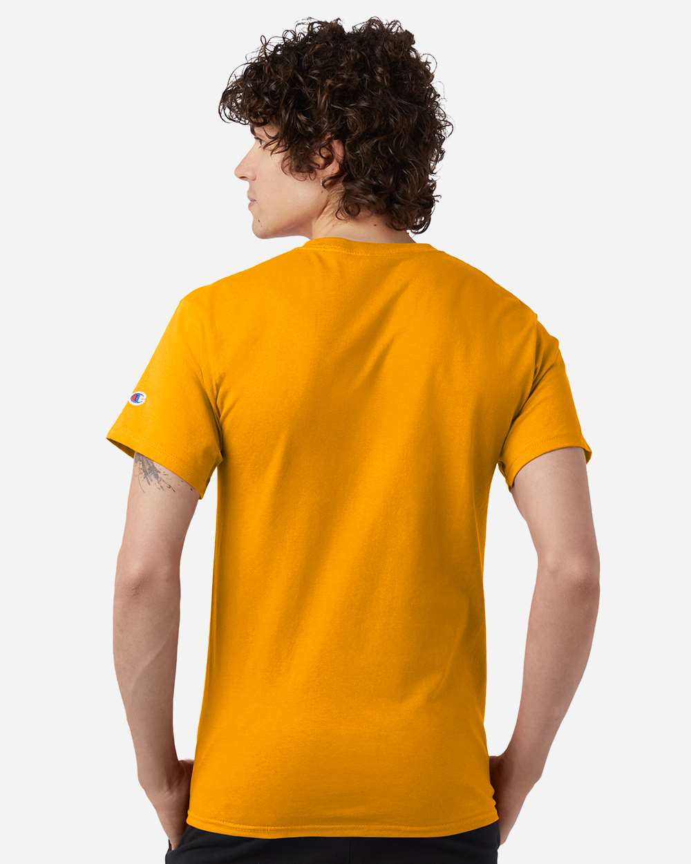 Champion T425, Unisex Classic T-shirt, Gold