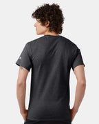 Champion T425, Unisex Classic T-shirt, Charcoal Heather