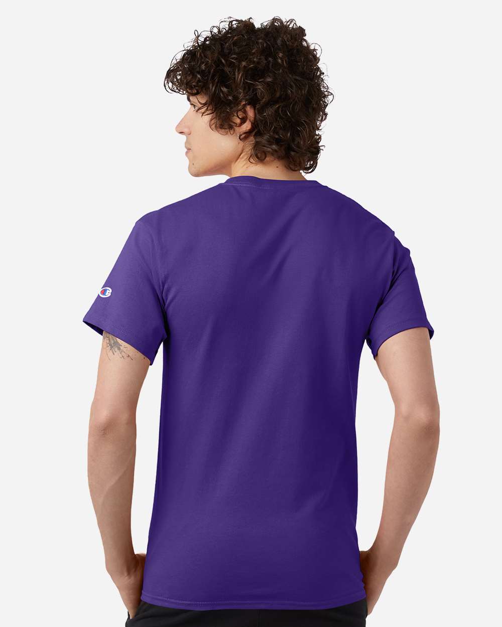 Champion T425, Unisex Classic T-shirt, Purple
