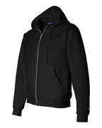 Champion S800, Unisex Powerblend Full-zip Hooded Sweatshirt, Black
