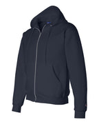 Champion S800, Unisex Powerblend Full-zip Hooded Sweatshirt, Navy