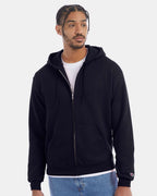 Champion S800, Unisex Powerblend Full-zip Hooded Sweatshirt, Navy