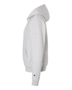 Champion S800, Unisex Powerblend Full-zip Hooded Sweatshirt, Silver Grey