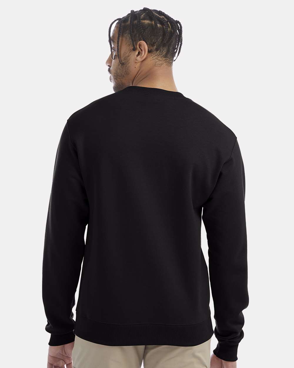 Champion S600, Unisex Powerblend Crewneck Sweatshirt, Black