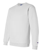 Champion S600, Unisex Powerblend Crewneck Sweatshirt, White